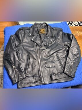 Milwaukee Leather biker jacket - black size XL